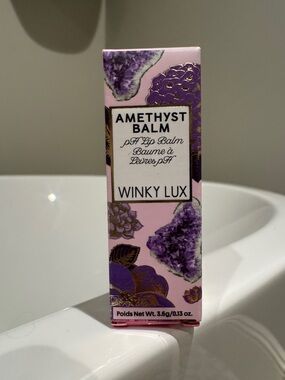 WINKY LUX Amethyst Balm in Pink & Purple Floral Packaging